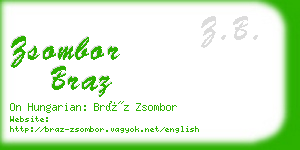 zsombor braz business card